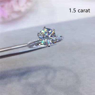 Anillo de Diamante Moissanita Fidelidad - Brillo Eterno - Image 15