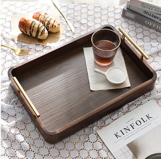Bandeja Rectangular de Nogal para Café y Comedor - Image 20