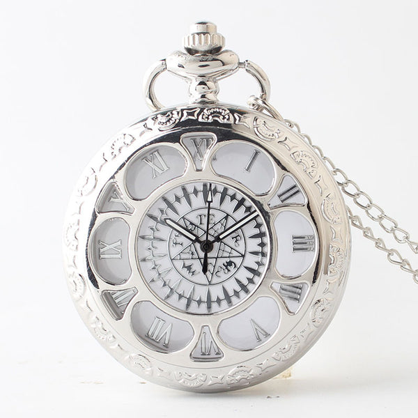 Reloj de Bolsillo Cuarzo Grande de Estilo Clásico