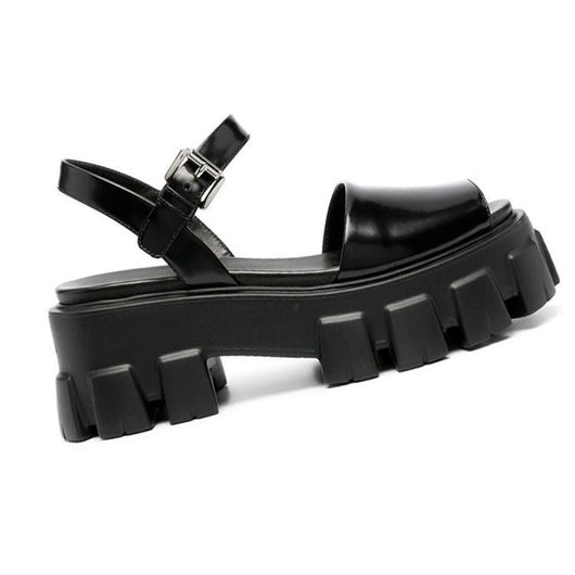 Sandalias Mujer Plataforma Gruesa con Hebilla Hueca - Image 10