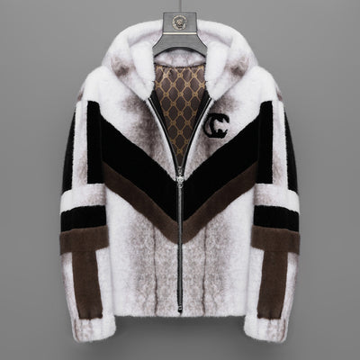 Chaqueta Impermeable con Capucha de Cuero Sintético Premium - Image 8