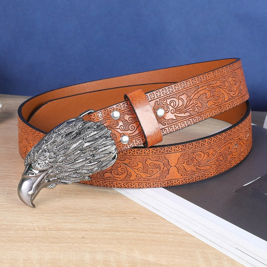 Cinturón para Hombre con Hebilla Cabeza de Vaca - Image 11