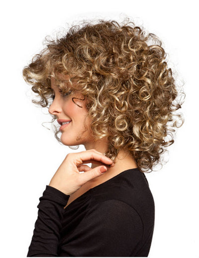 Peluca de Cabello Rizado Corto Fibra Térmica Premium - Image 11