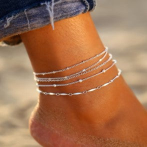 Pulsera de Tobillo Multicapa Amor Playa - Image 10