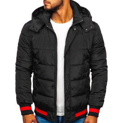 Chaqueta Acolchada para Hombre con Capucha - Abrigo Térmico Invierno - Image 3