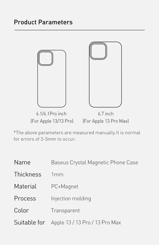Funda Magnética Transparente de Protección Premium - Image 14