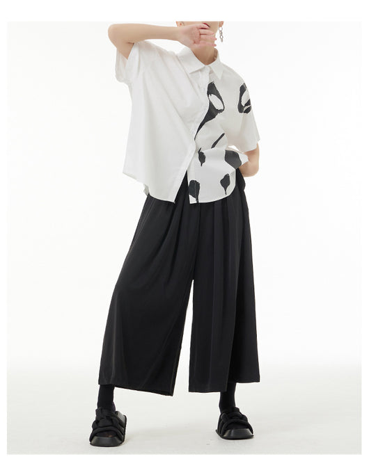 Blusa Estampada de Manga Corta Casual para Mujer - Image 6