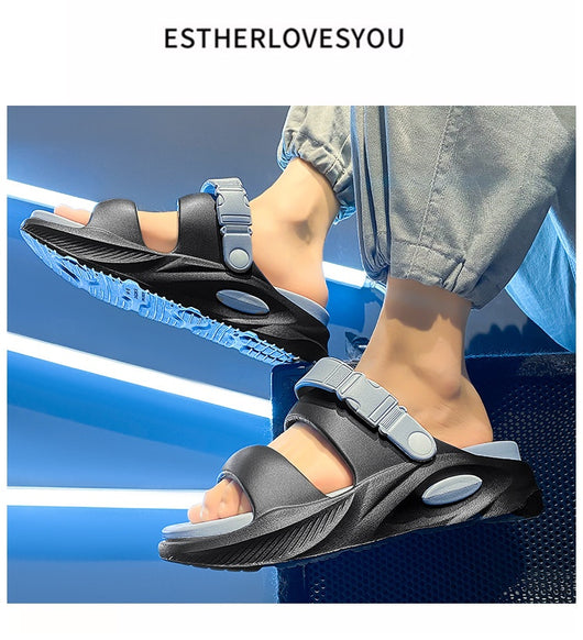 Sandalias Deportivas para Hombre con Suela Gruesa Antideslizante - Image 13
