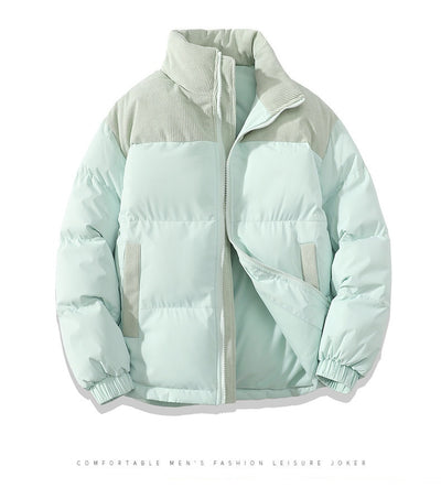 Abrigo Acolchado Unisex de Cuello Alto para Invierno - Image 21