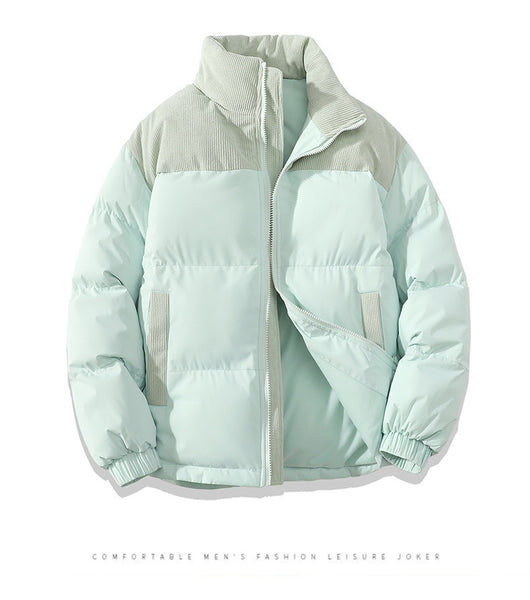 Abrigo Acolchado Unisex de Cuello Alto para Invierno - Image 21