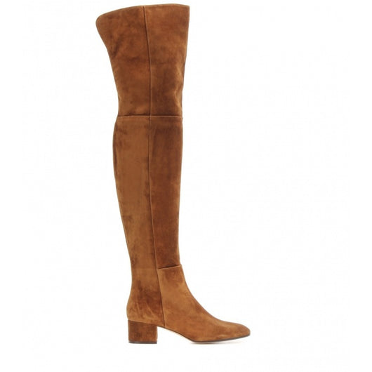Botas Altas Grises Hasta la Rodilla para Mujer - Image 7