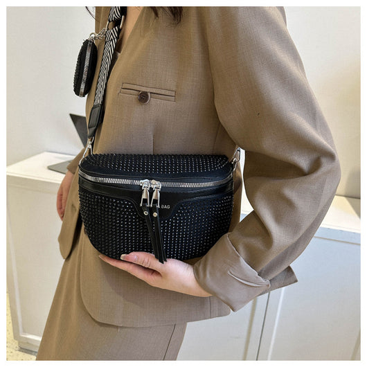 Bolso Bandolera Cuadrado Compacto de Gran Capacidad - Image 17