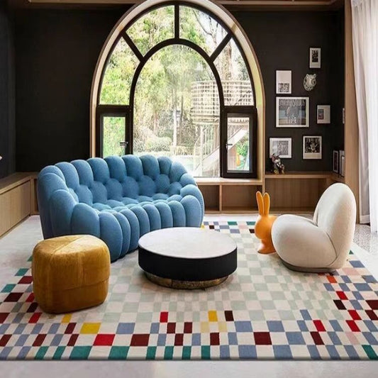Tapete de Sala Dopamina con Cuadros de Colores Vibrantes - Image 2