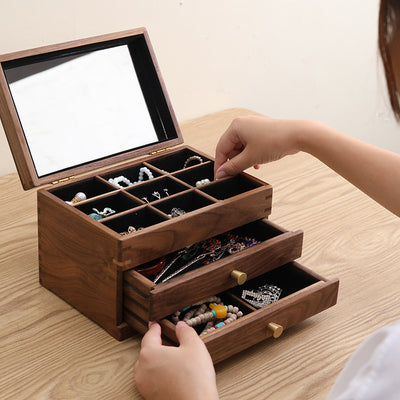 Gabinete de Almacenamiento en Madera Maciza para Cosméticos - Image 2