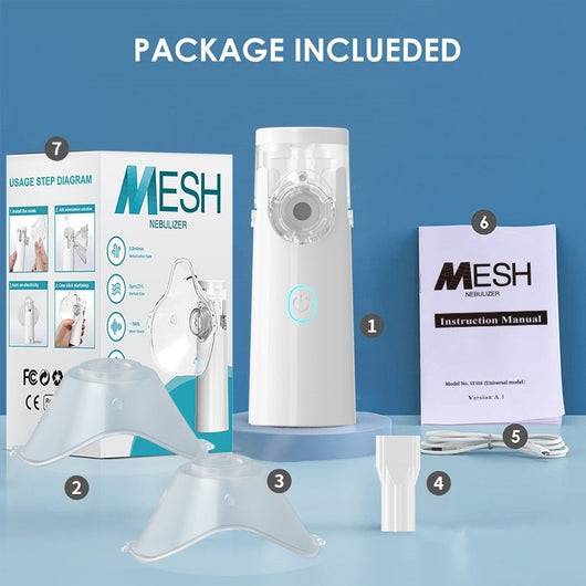 Nebulizador Portátil Silencioso de Malla Fina para Bebés y Familia - Image 3