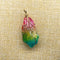 Hand-Wound Twisted Irregular Crystal Rough Stone Necklace Color