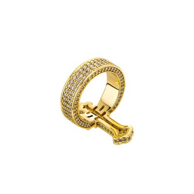 Anillo Cruzado Moderno para Hombre - Diseño Versátil y Trendy - Image 3