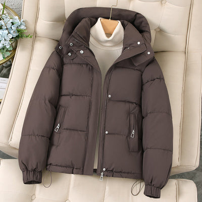 Abrigo Acolchado con Capucha para Mujer Petite - Chaqueta de Invierno - Image 3