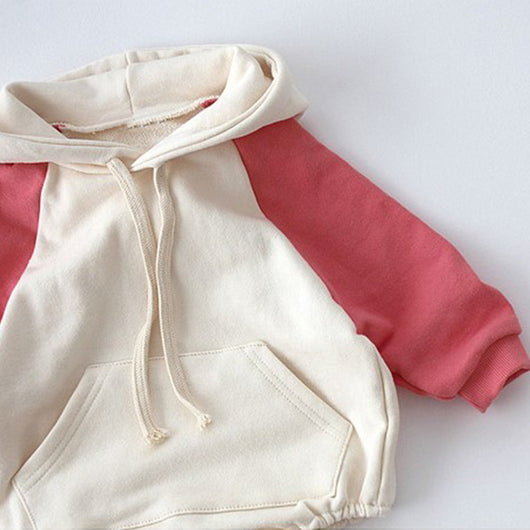 Sudadera con Capucha y Mangas de Contraste para Niños - Image 8