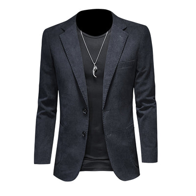 Blazer Casual de Pana Slim Fit para Hombre - Image 4
