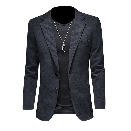 Blazer Casual de Pana Slim Fit para Hombre - Image 4