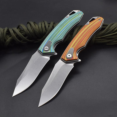 Cuchillo Plegable para Frutas con Mango de Espina de Acero - Image 14