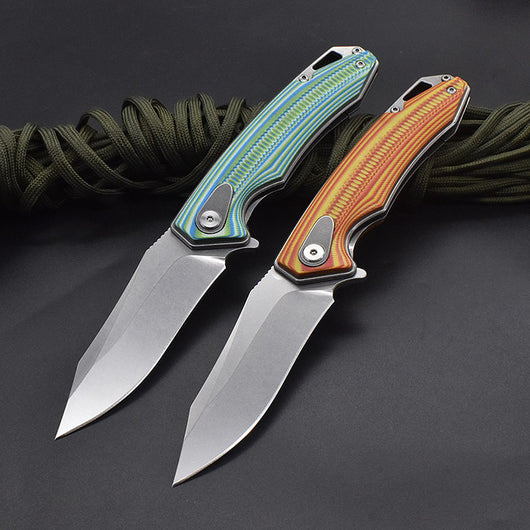 Cuchillo Plegable para Frutas con Mango de Espina de Acero - Image 14