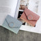 Billetera Retro Británica Mujer Patrón Lichi Triplicado Compacto