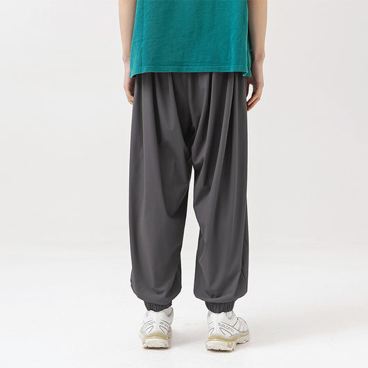 Pantalones Drapeados con Efecto Fresco y Encaje Trendy - Image 2