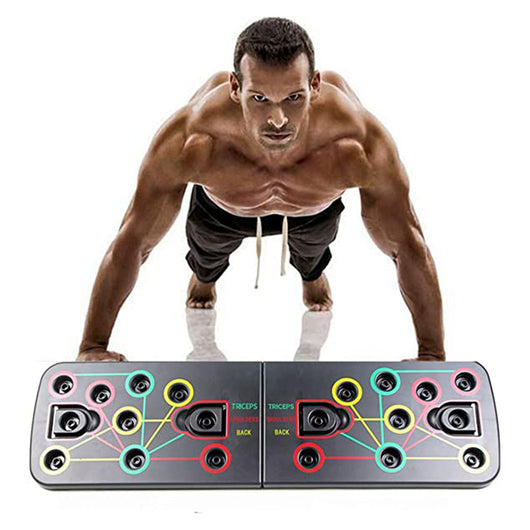 Tabla de Flexiones Plegable Multifuncional con Bandas de Resistencia - Image 9