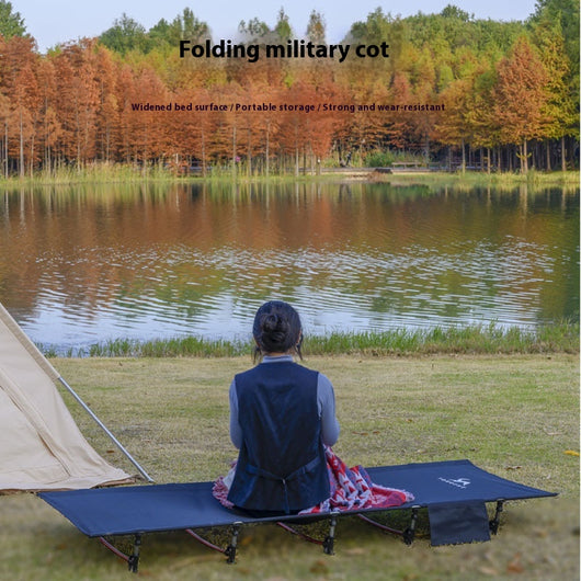 Cama Plegable de Aluminio Ultraligera para Camping y Descanso