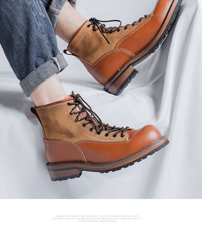 Botas Martin para Hombre de Cuero con Plataforma y Suela Reforzada - Image 14