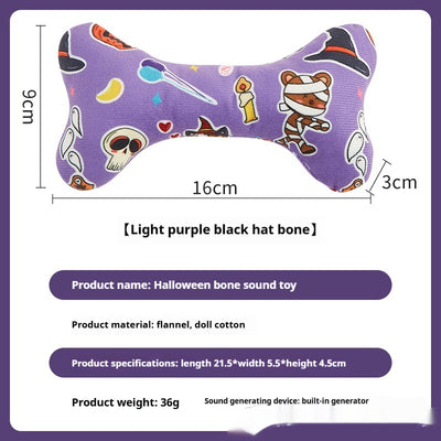 Juguete Interactivo Halloween Hueso con Sonido para Mascotas - Image 6