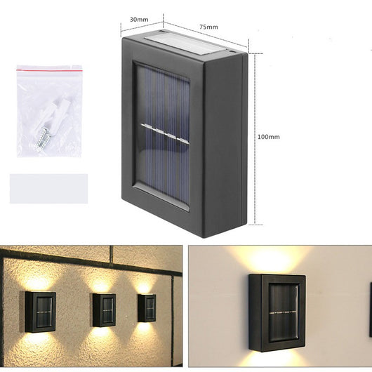 Lámpara Solar Decorativa para Pared - Iluminación de Jardín Exterior - Image 13