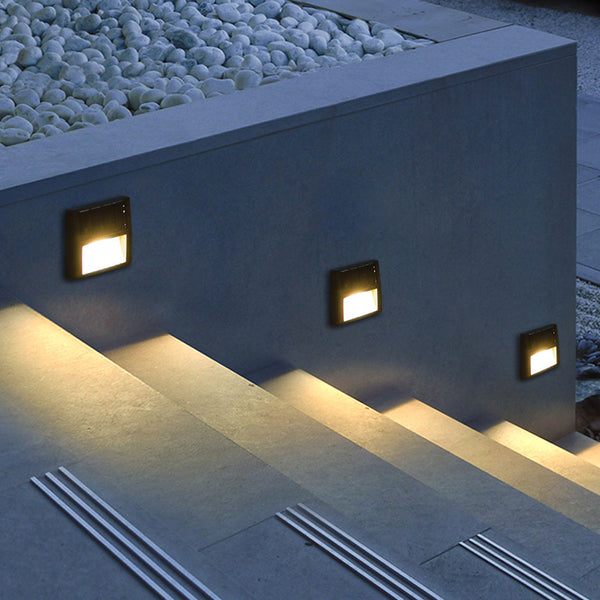 Lámpara Solar para Escaleras Exterior - Luz LED de Paso