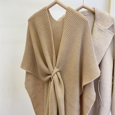 Chal Tejido Grueso para Mujer - Bufanda Cálida y Acogedora - Image 12