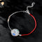 Pulsera Esmeralda Cáncer Plata S925 Diseño Original Constelación