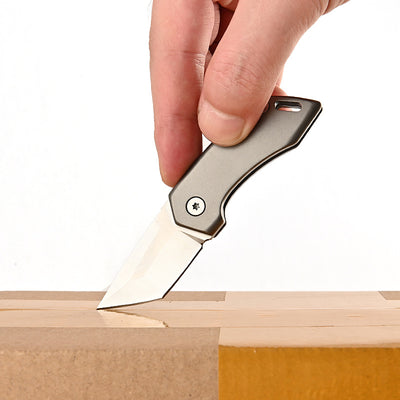 Cuchillo Táctico de Aleación de Titanio Portátil Multiusos con Abreador - Image 18