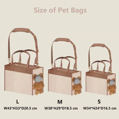 Bolsa Bandolera para Mascotas con Gran Capacidad - Diseño Portátil y Adorable - Image 4