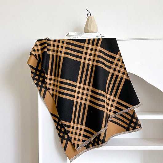 Bufanda Elegante de Cachemira Sintética Qianjin - Image 8
