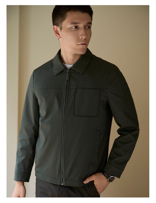 Chaqueta Casual con Cuello de Solapa y Forro Polar Térmico - Image 9