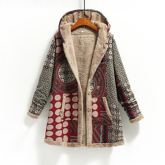 Abrigo de Lana Oversize Talla Grande - Image 11