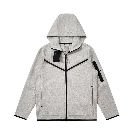 Chaqueta Hoodie de Algodón con Capa de Aire y Cierre - Image 2