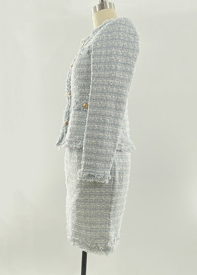 Chaqueta Larga con Falda Corta Cintura Alta para Mujer - Image 14