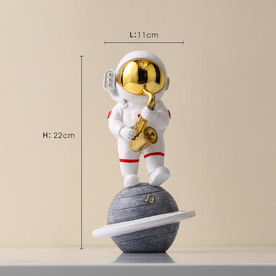 Figuras Decorativas Nórdicas de Astronauta en Resina - Image 8