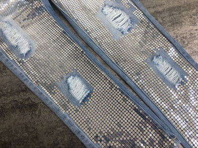 Pantalón Denim Recto Cropped de Tiro Medio para Mujer - Image 2