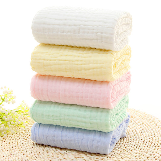 Toalla de Baño para Bebé de 6 Capas de Gasa Suave y Absorbente