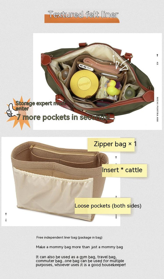 Bolsa Maternal Impermeable de Gran Capacidad Multifuncional - Image 14