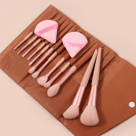Set de 12 Brochas de Maquillaje Profesional Pelo Suave - Image 13
