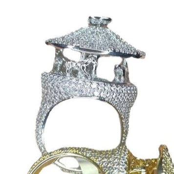 Anillo Hip Hop Personalizado con Accesorios para Orejas - Image 5